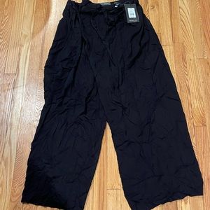 Black Flowy Trousers